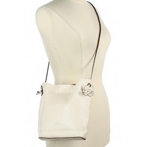LAST CHANCE! Coach Crossbody Purse, Cream & Gold!